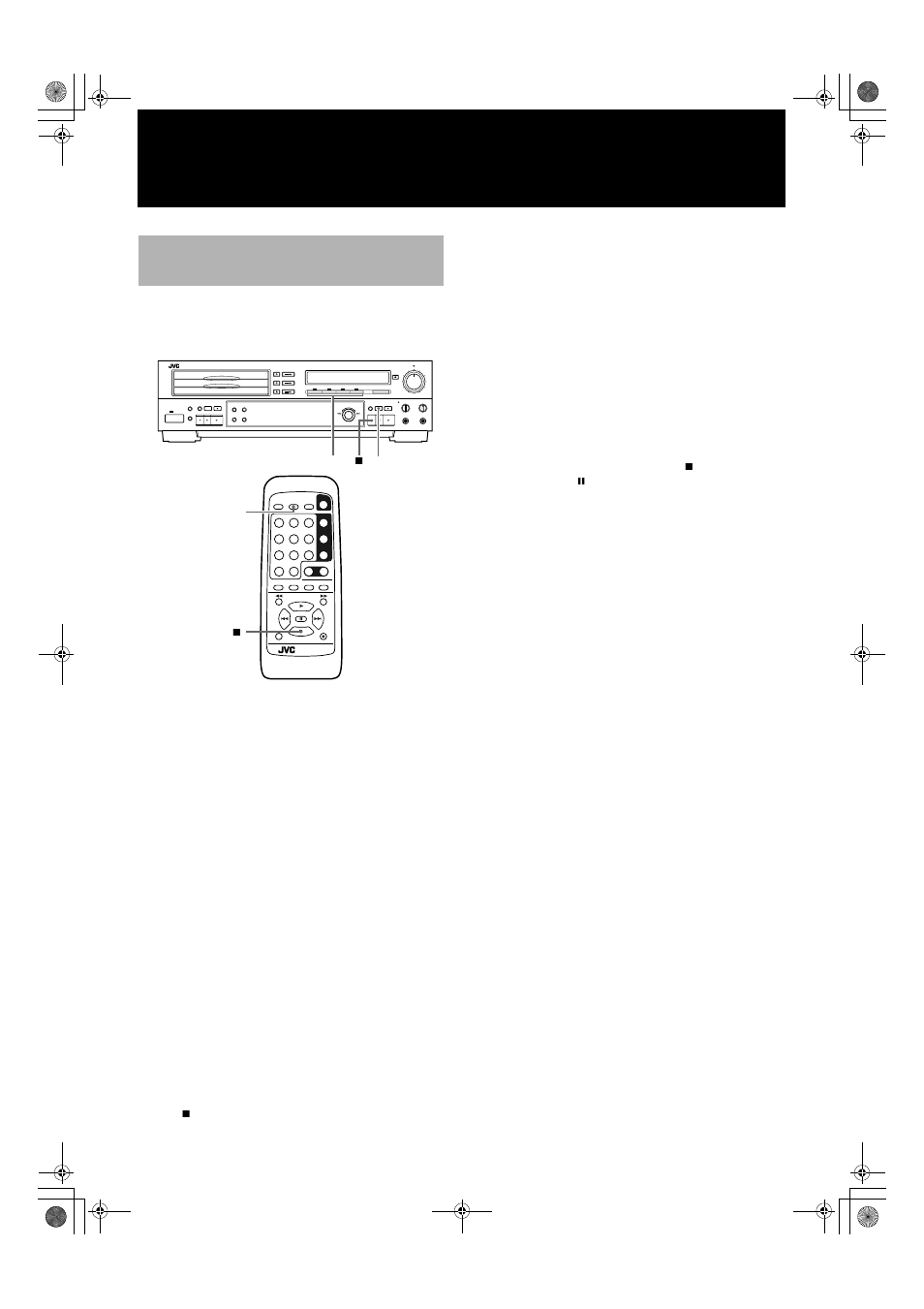 Mix balance standby phones level max min, Start playing the source component | JVC XL-R5000BK User Manual | Page 30 / 48