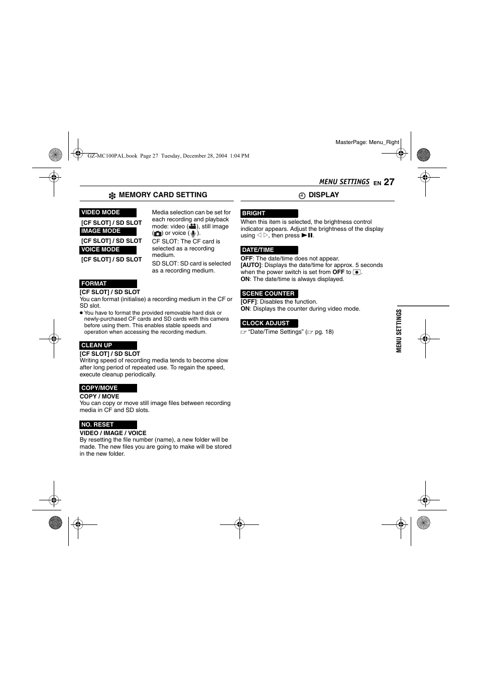 Pg. 27), Nd 27 | JVC LYT1341-001B EN User Manual | Page 27 / 44