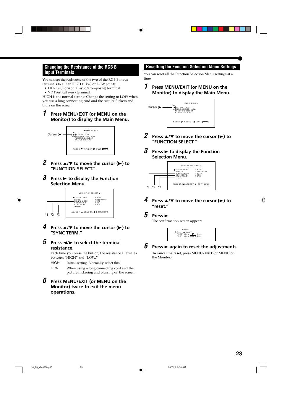 JVC VM-4200 User Manual | Page 25 / 44