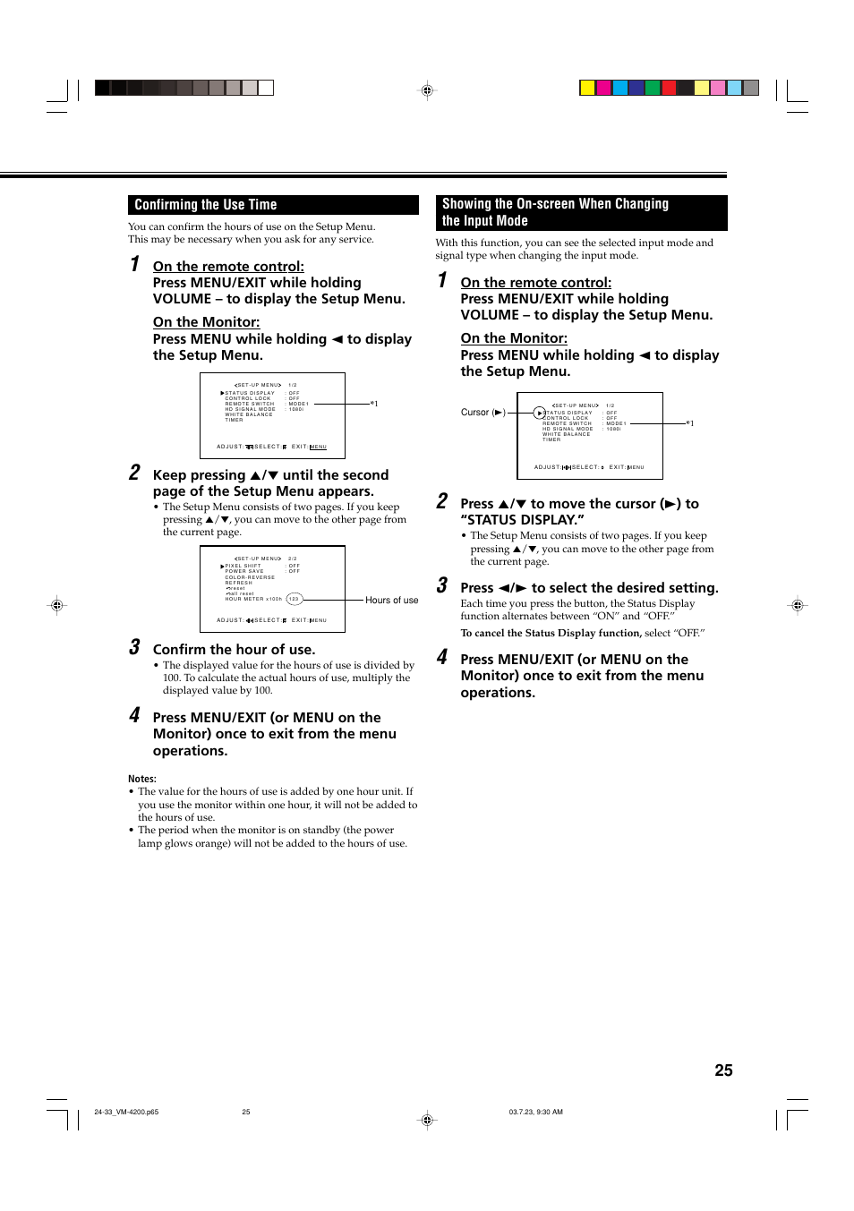 JVC VM-4200 User Manual | Page 27 / 44