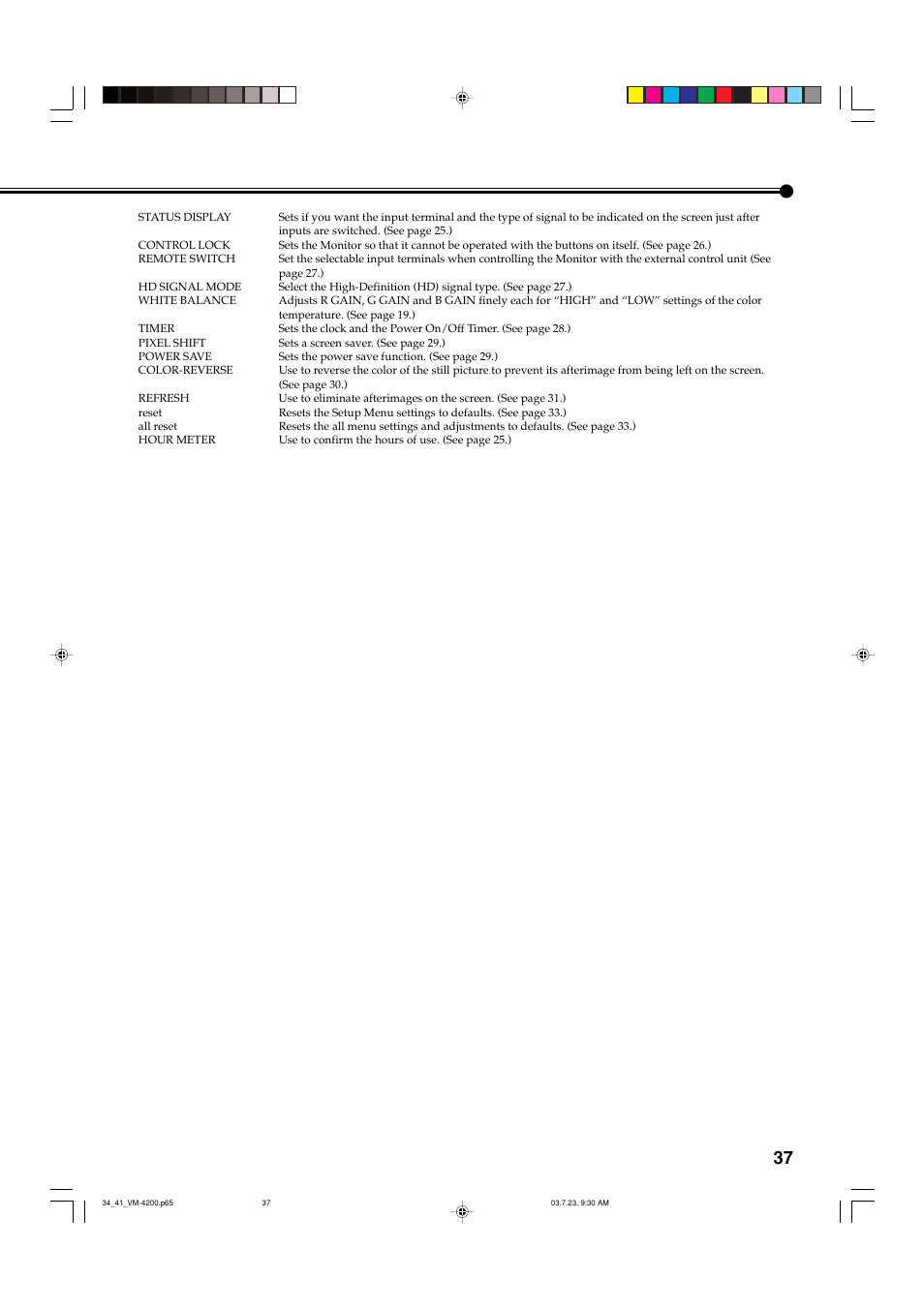 JVC VM-4200 User Manual | Page 39 / 44