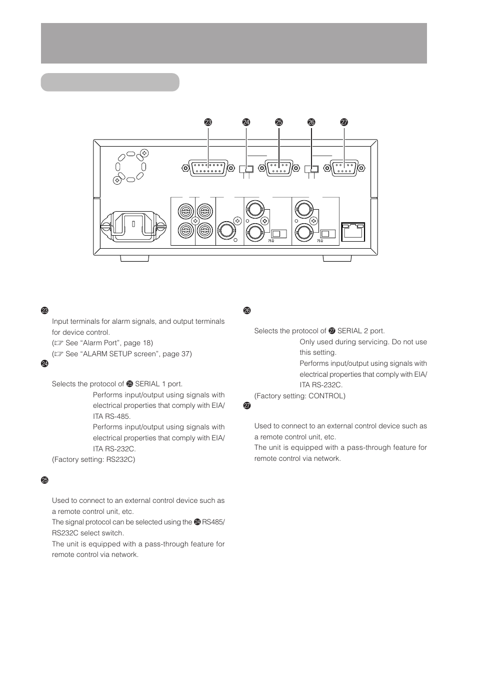 Names and operations of parts, Continued), Back (continued) | JVC DM-NC40 User Manual | Page 10 / 60