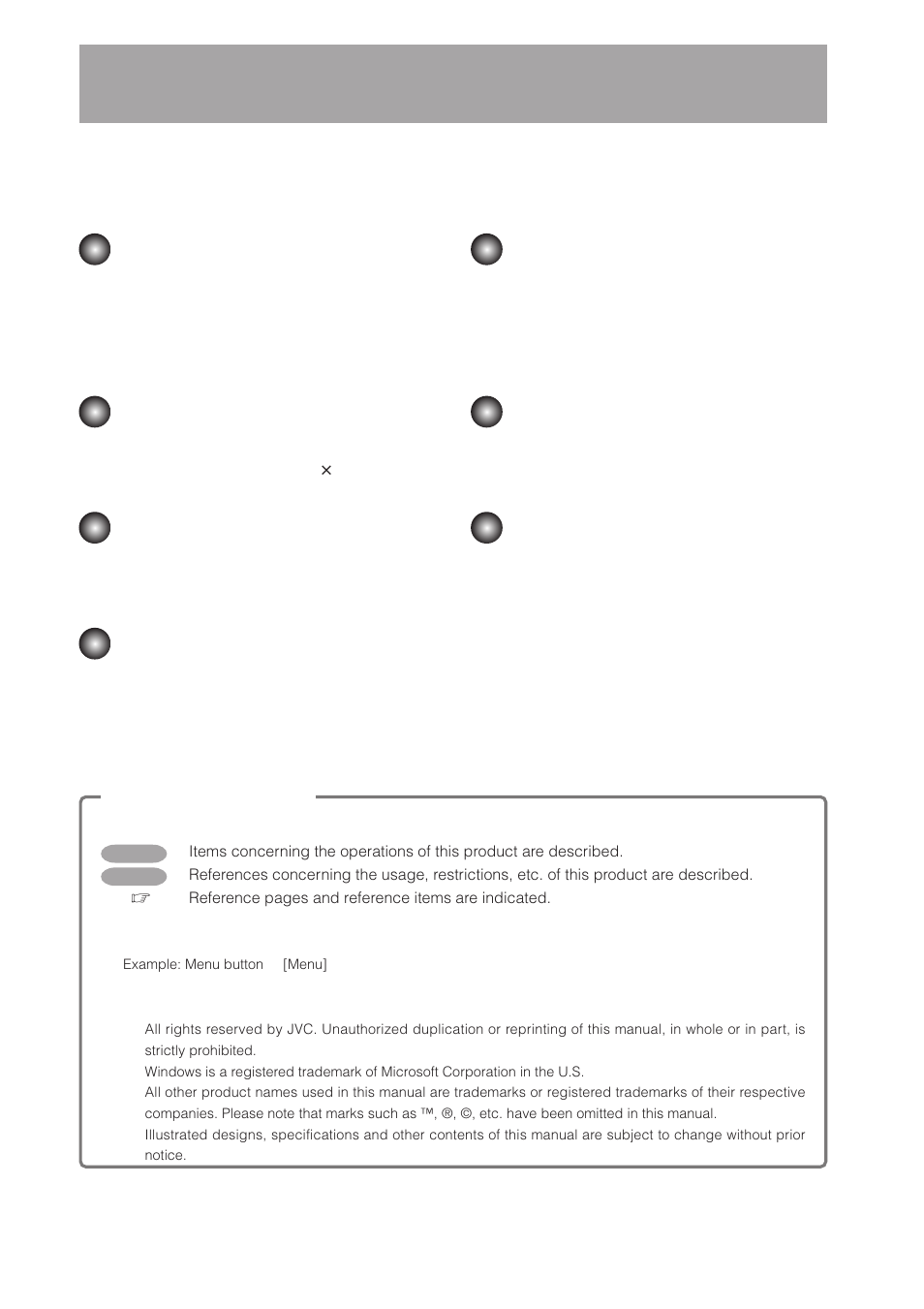 Features | JVC DM-NC40 User Manual | Page 4 / 60
