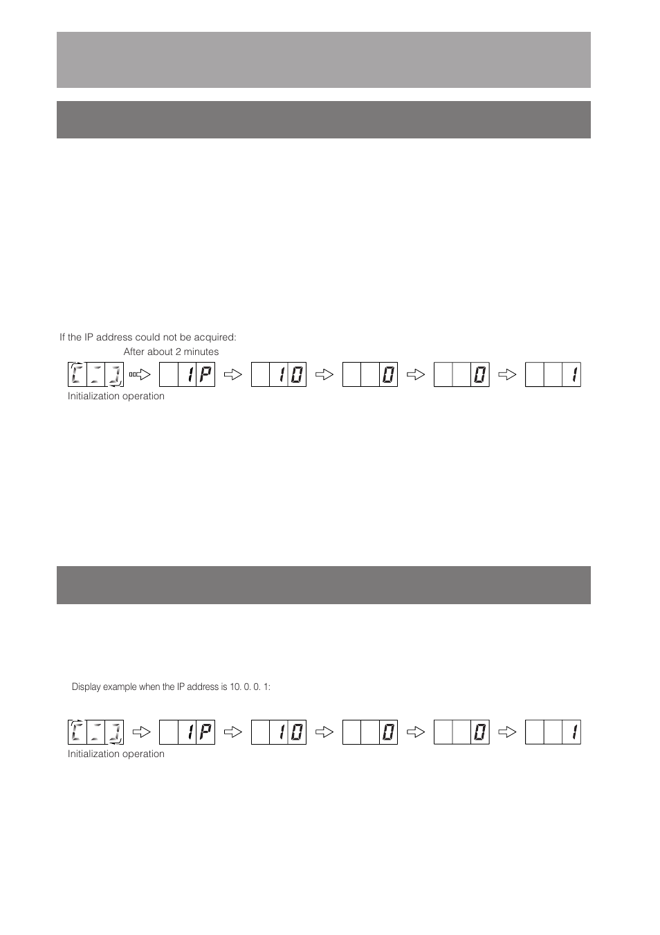 Dhcp operation, Ip address display, Dhcp operations and | Ip address display during startup | JVC DM-NC40 User Manual | Page 48 / 60