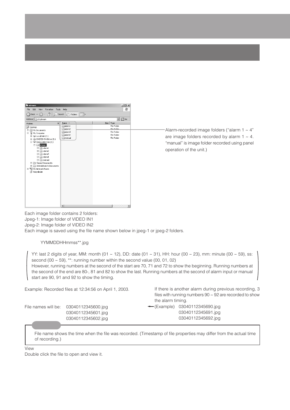 Operating with cf card reader, Operating the cf card, Continued) | JVC DM-NC40 User Manual | Page 50 / 60