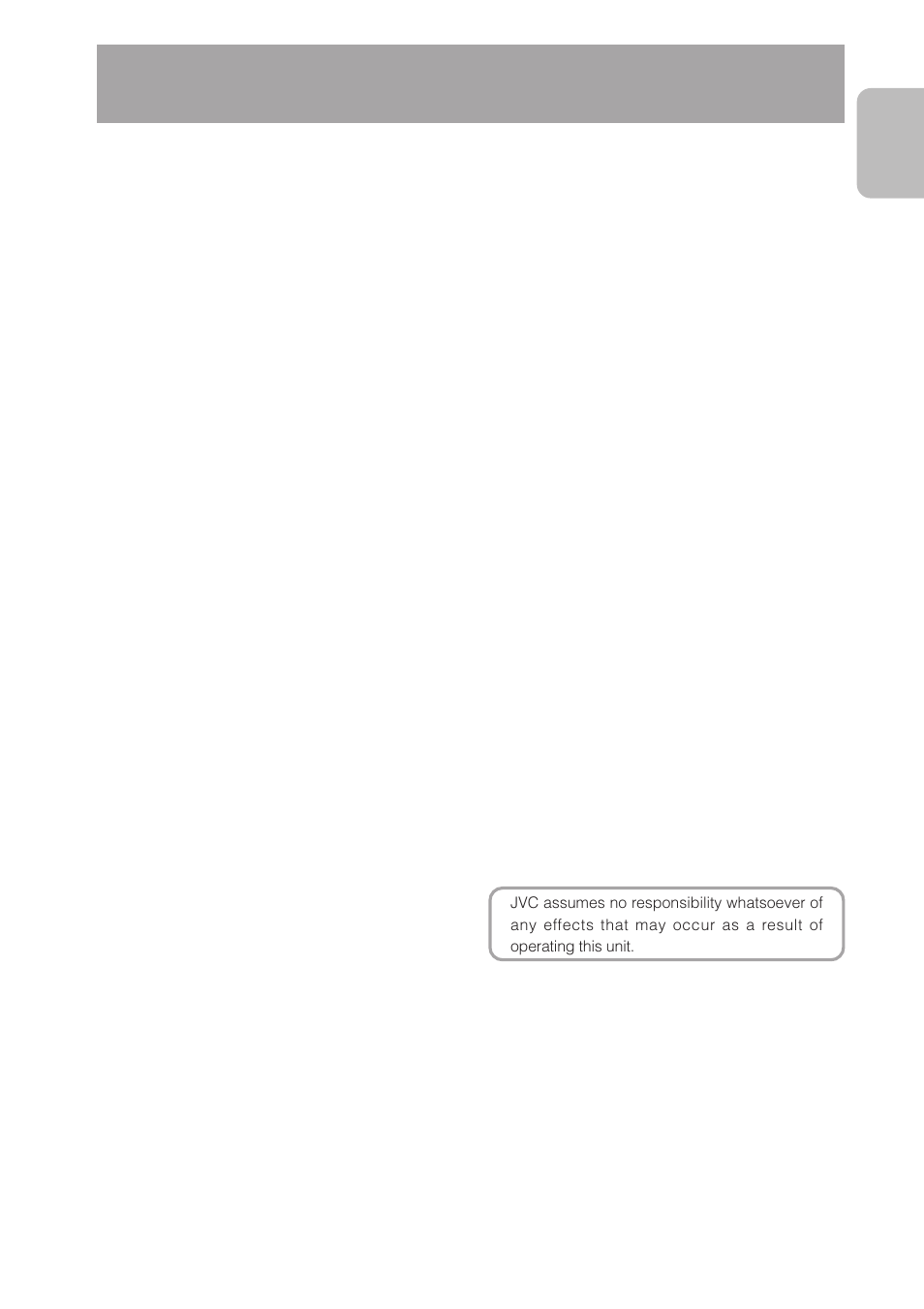 Cautionary notes, Storage/usage location, Handling | Installation | JVC DM-NC40 User Manual | Page 7 / 60