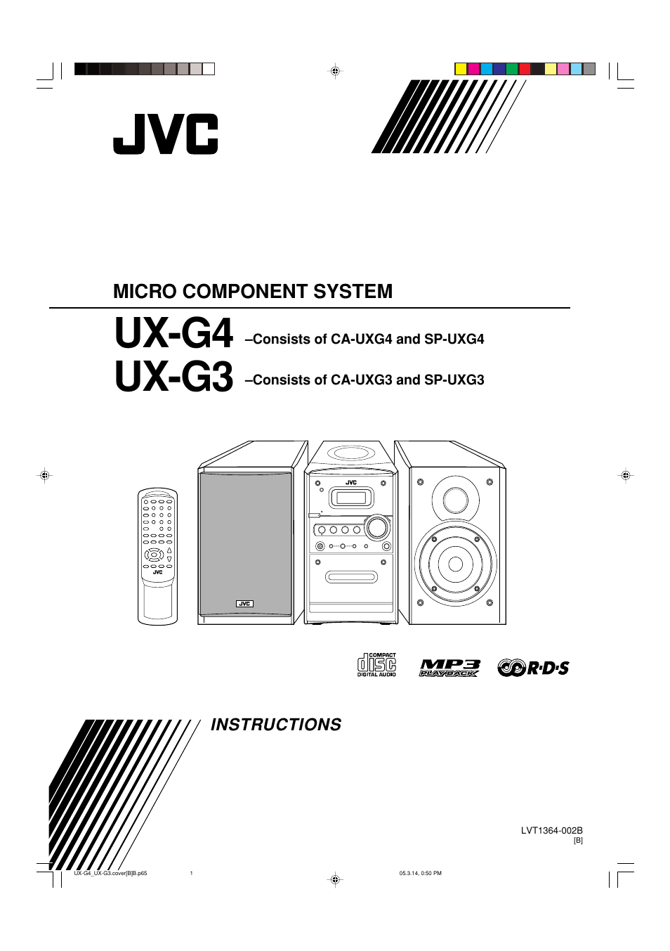 JVC CA-UXG4 User Manual | 30 pages