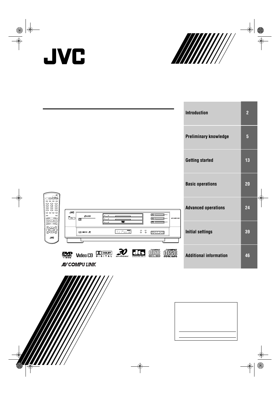 JVC XV-M50BK User Manual | 56 pages