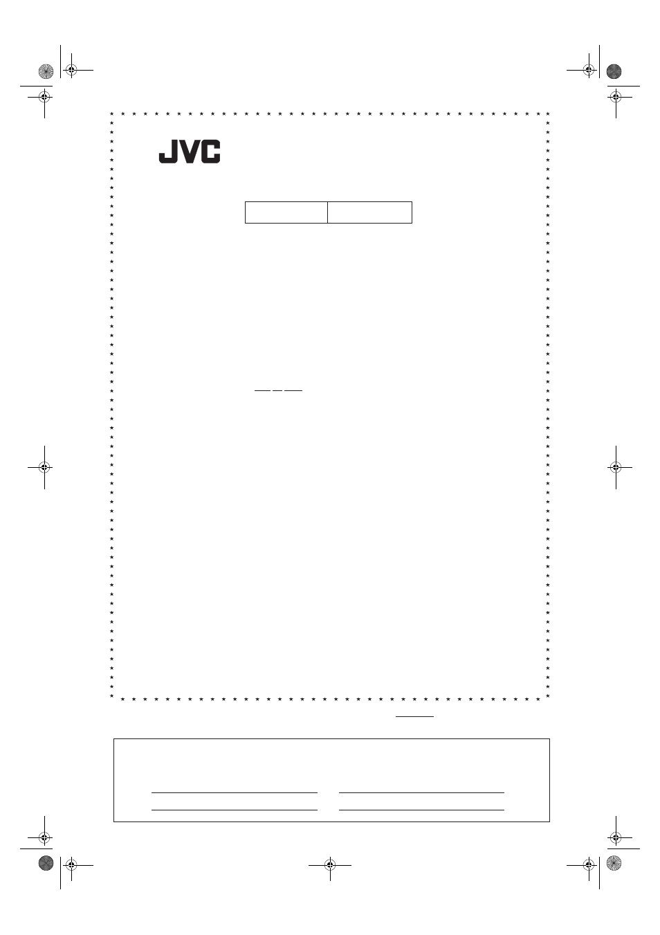 Limited warranty | JVC XV-M50BK User Manual | Page 55 / 56