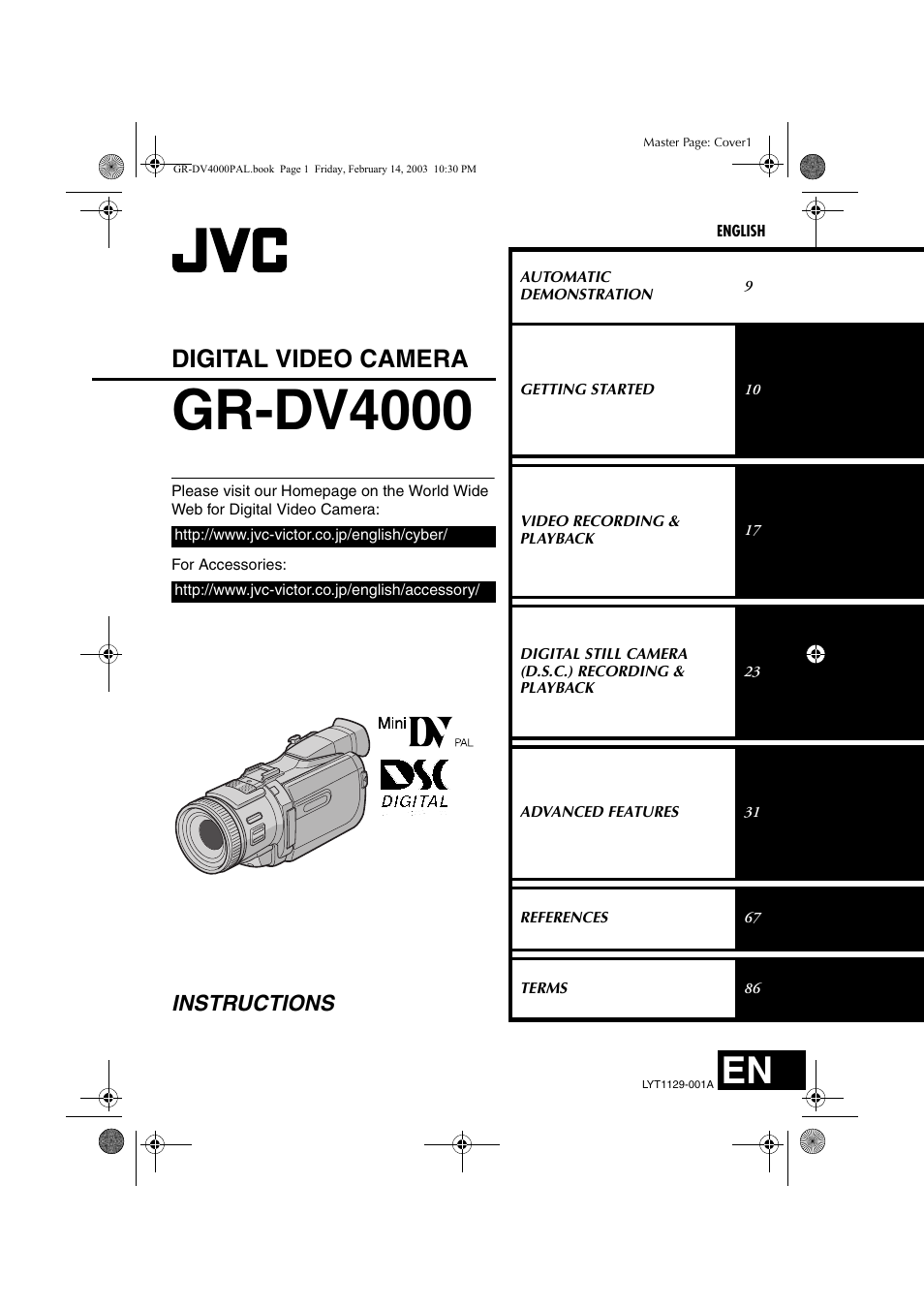 JVC GR-DV4000 User Manual | 88 pages