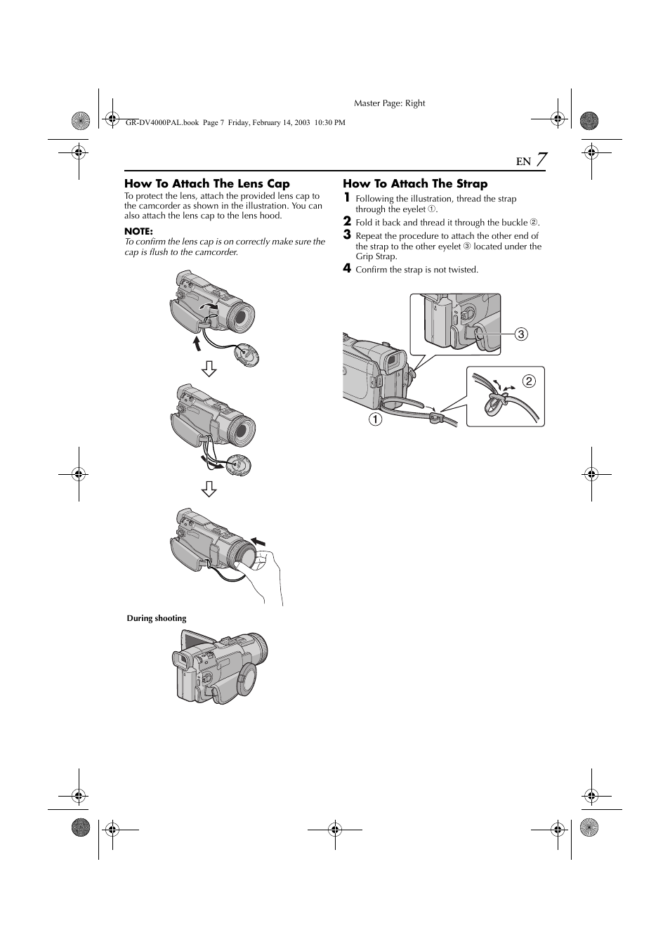 Pg. 7 | JVC GR-DV4000 User Manual | Page 7 / 88