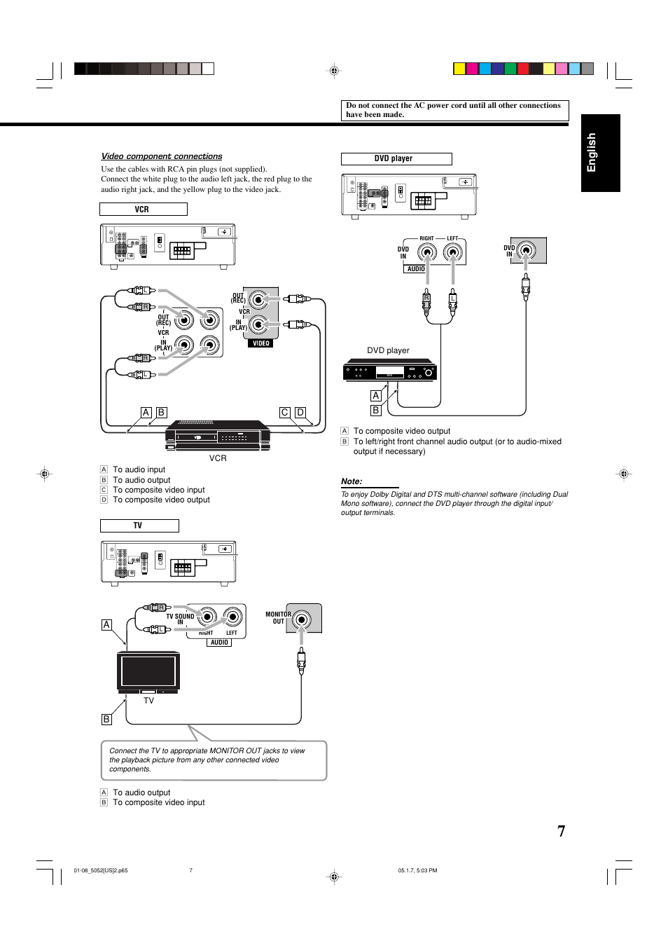 English | JVC LVT1290-007A User Manual | Page 9 / 35