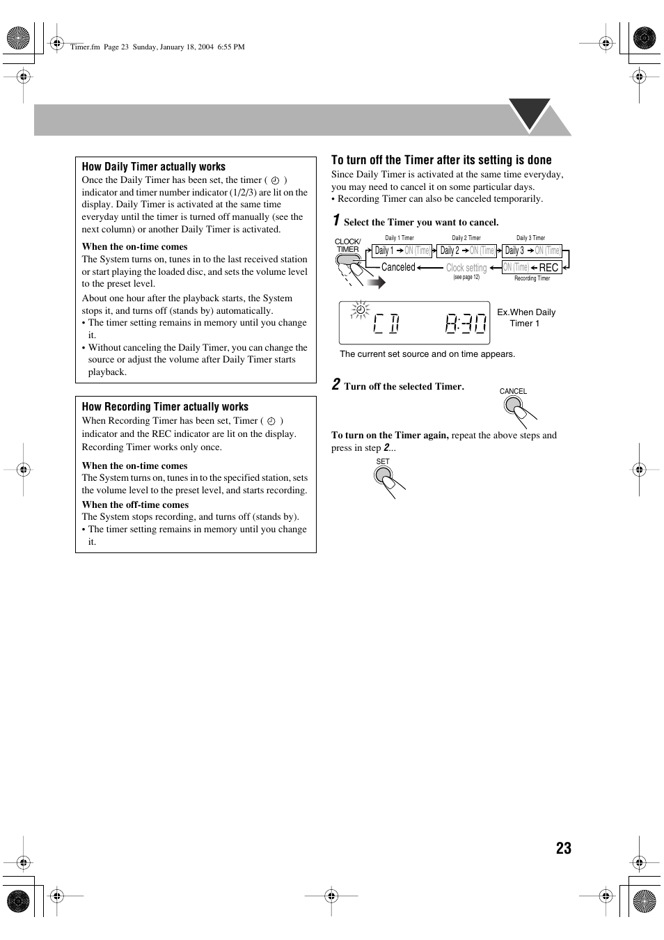 JVC UX-P400 User Manual | Page 25 / 32