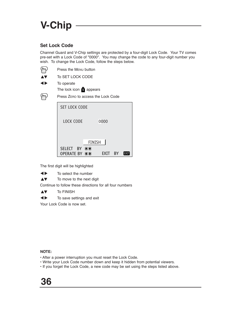 V-chip | JVC AV 36P903 User Manual | Page 36 / 60