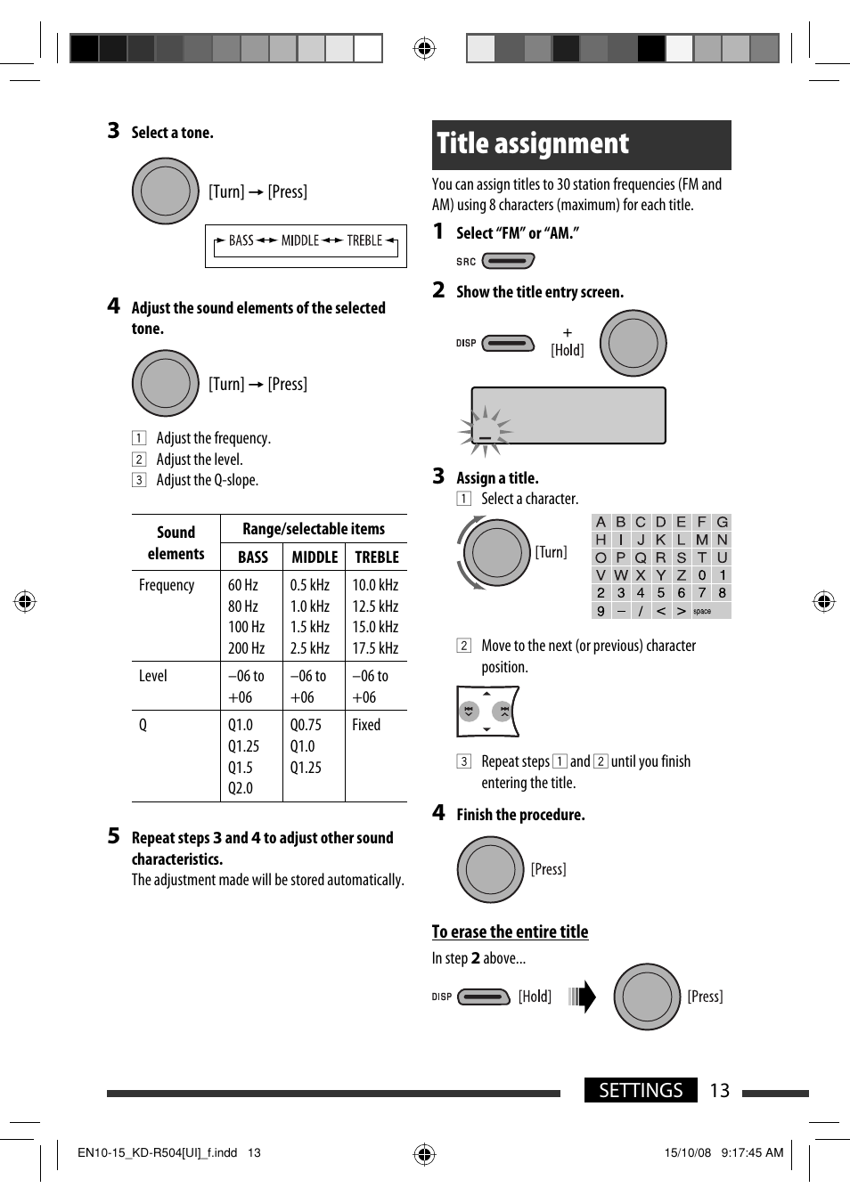 Title assignment | JVC GET0576-001A User Manual | Page 105 / 146