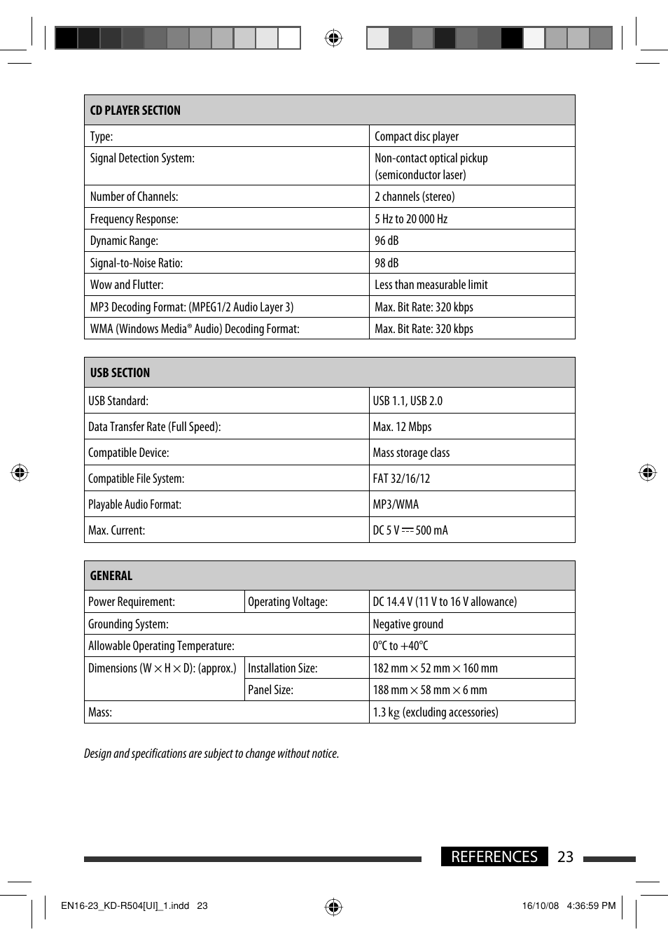 23 references | JVC GET0576-001A User Manual | Page 115 / 146