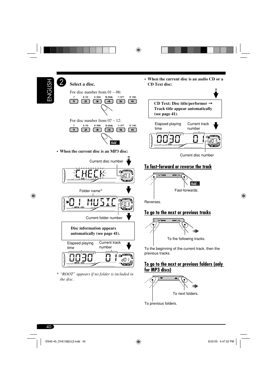 English | JVC KD-DV6108 User Manual | Page 40 / 54