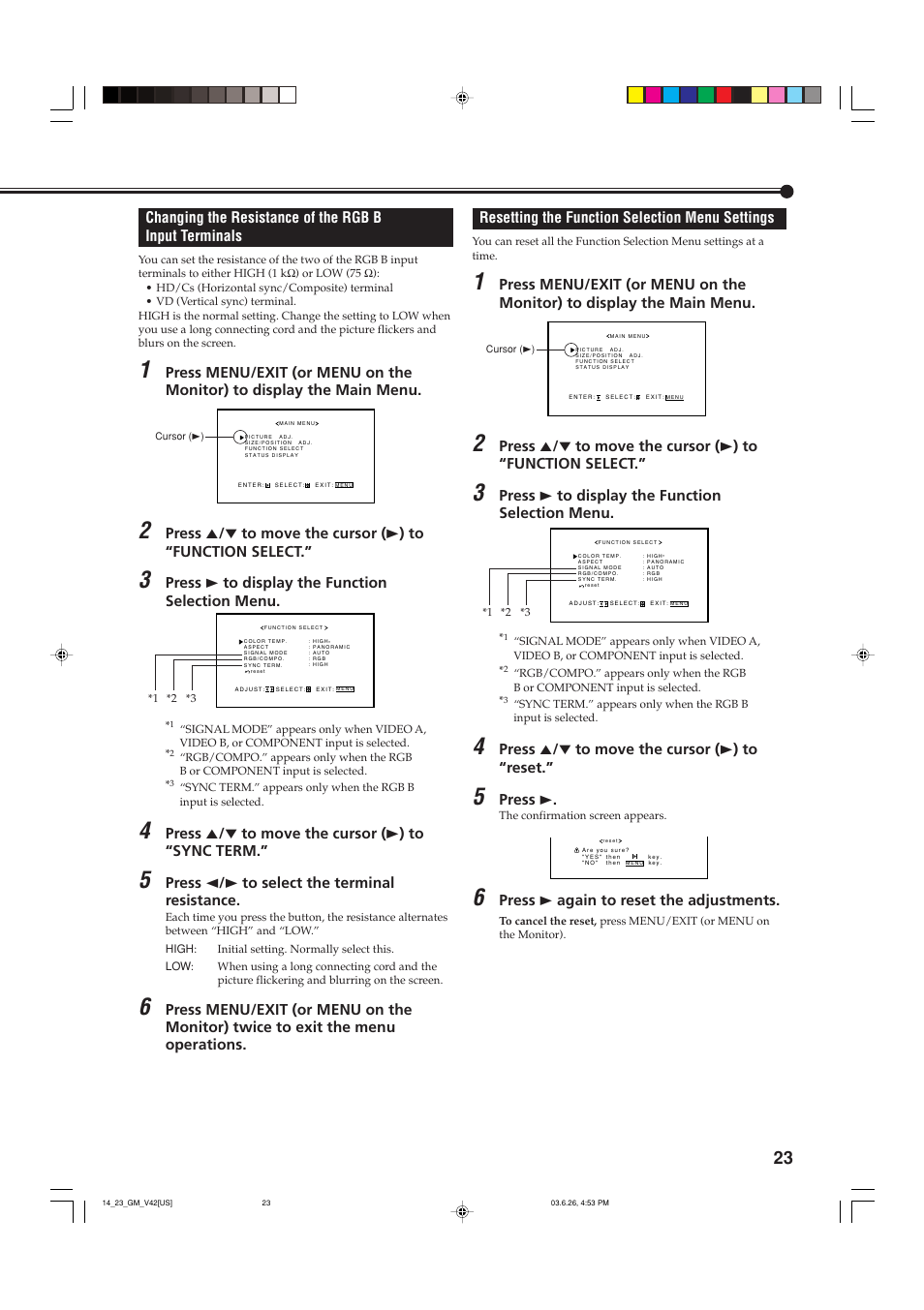 JVC GM-V42UB User Manual | Page 25 / 44