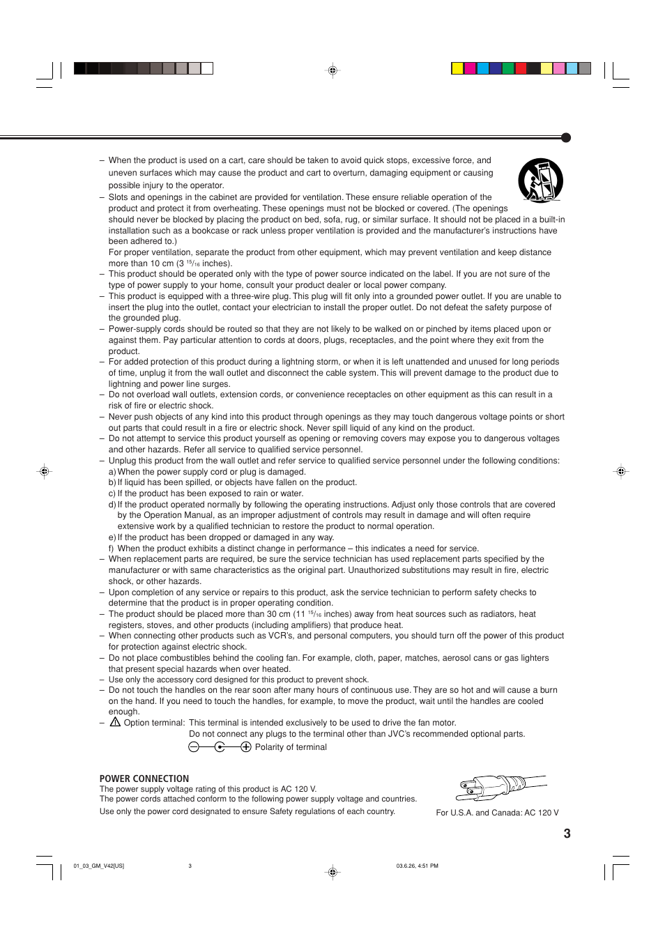 JVC GM-V42UB User Manual | Page 5 / 44