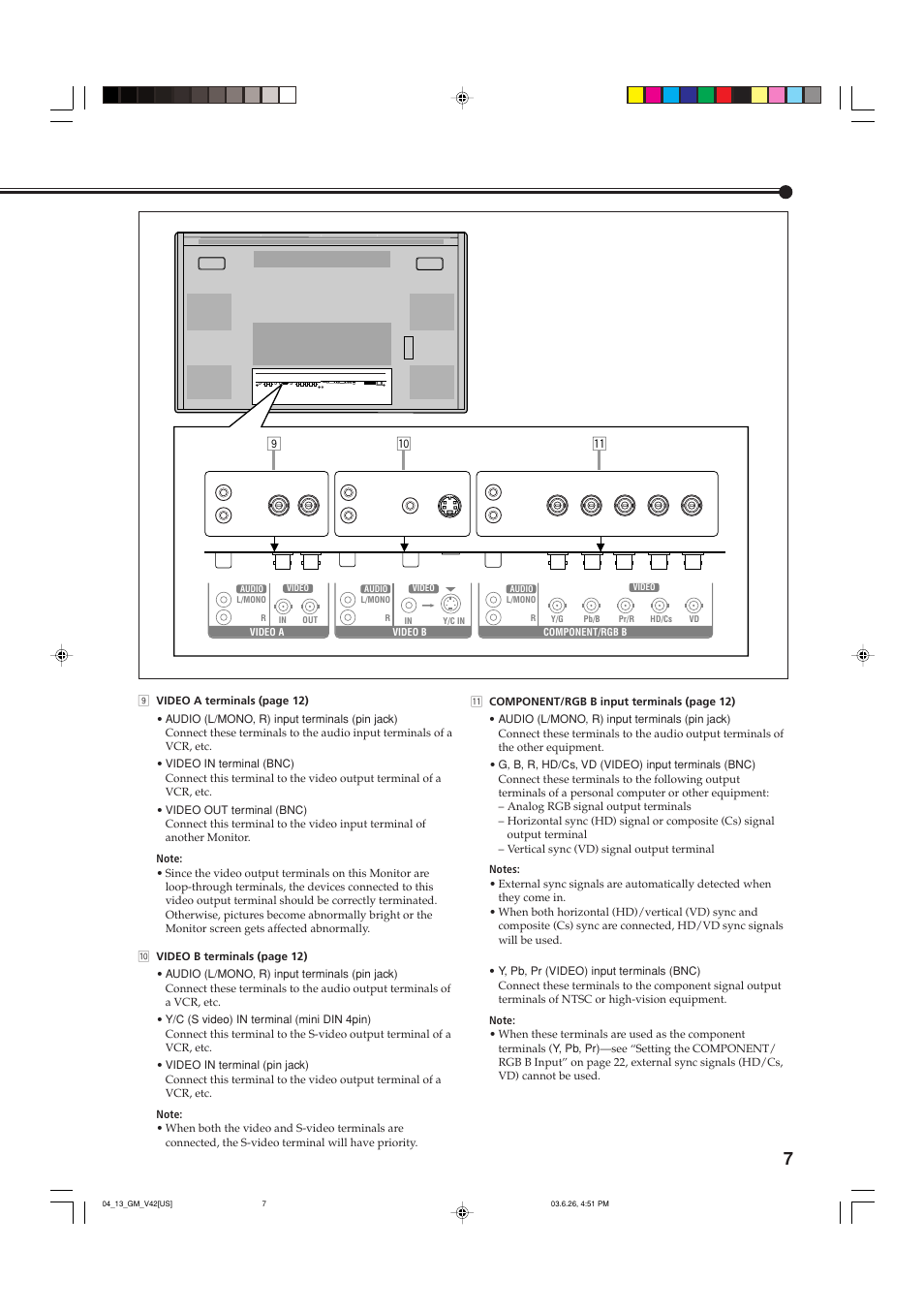 9p q | JVC GM-V42UB User Manual | Page 9 / 44