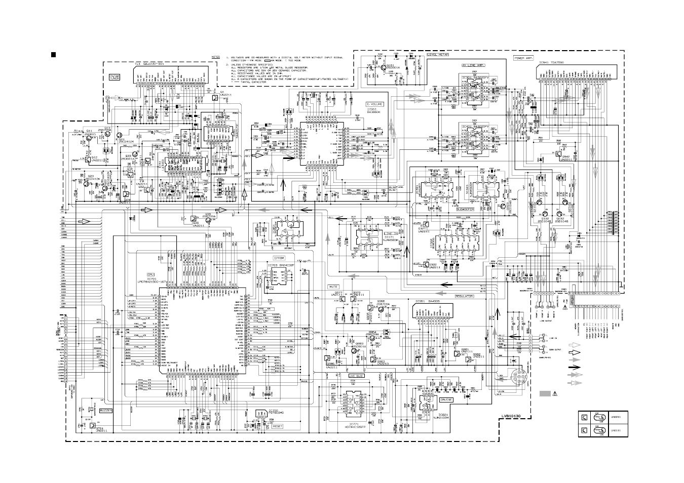 Standard schematic diagrams | JVC KD-LX30R  EN User Manual | Page 6 / 9