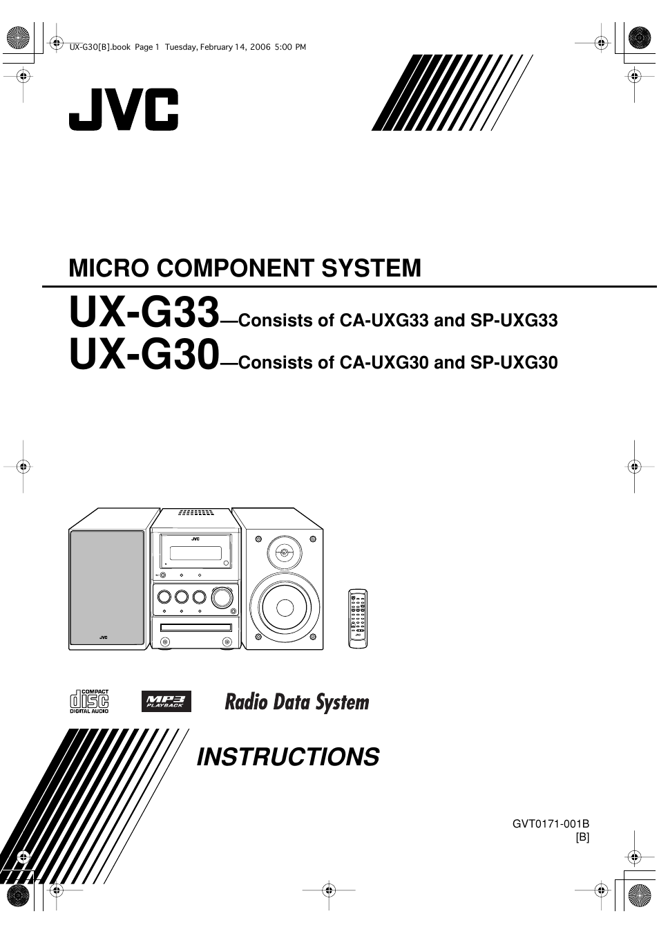 JVC CA-UXG33 User Manual | 24 pages