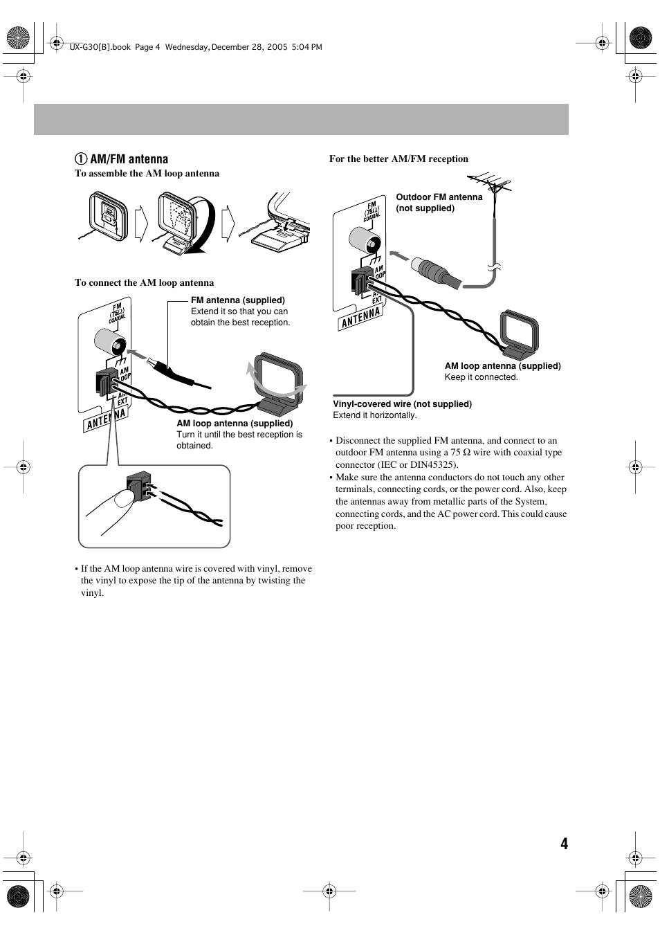 JVC CA-UXG33 User Manual | Page 7 / 24