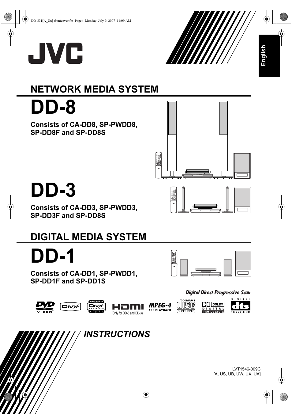 JVC DD-8 User Manual | 60 pages