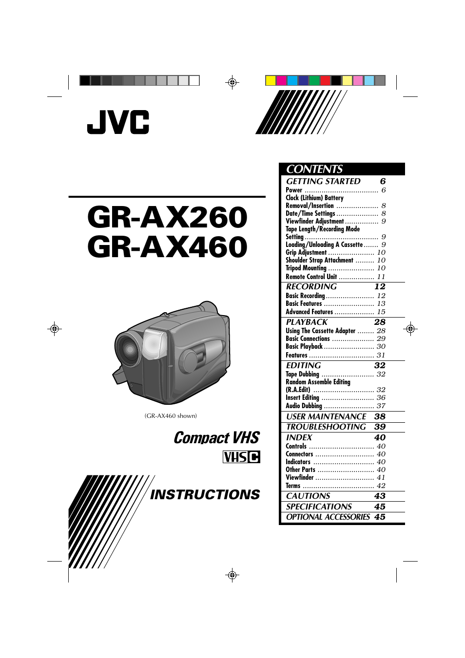 JVC YU30052-513-2 User Manual | 48 pages