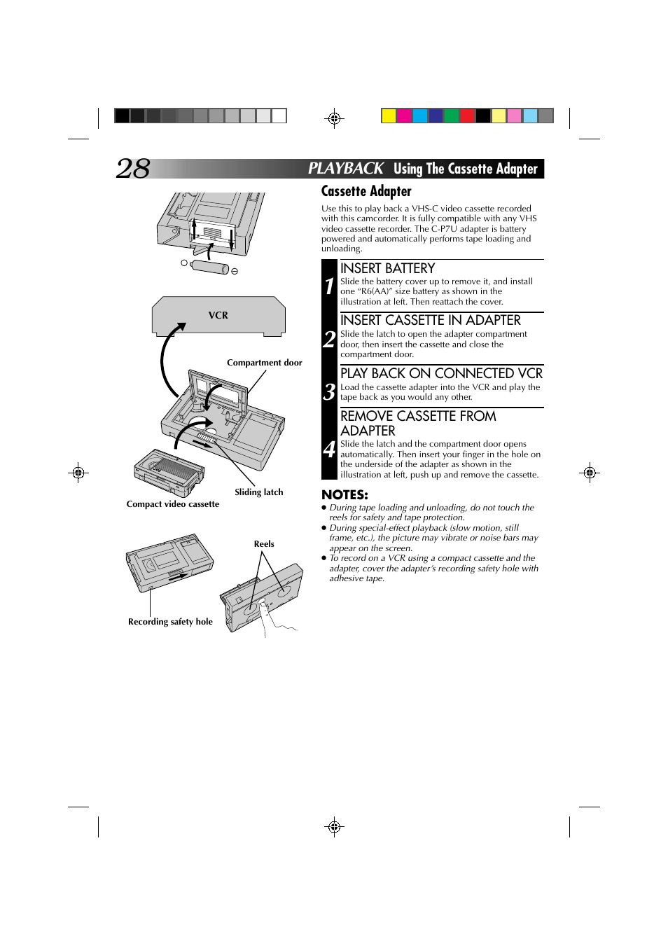 Playback | JVC YU30052-513-2 User Manual | Page 28 / 48