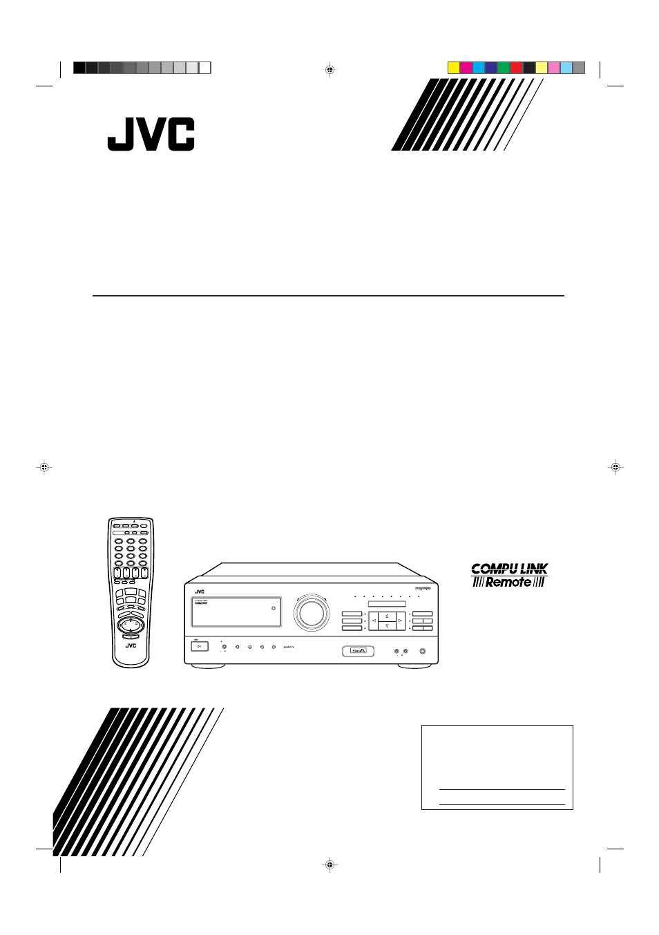 JVC RX-630RBK User Manual | 46 pages