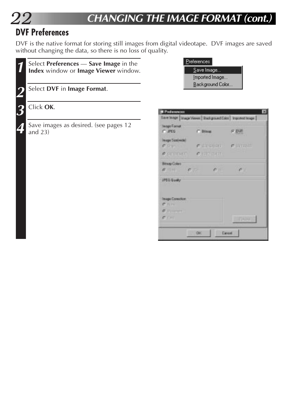 JVC PC Connection Kit User Manual | Page 22 / 56