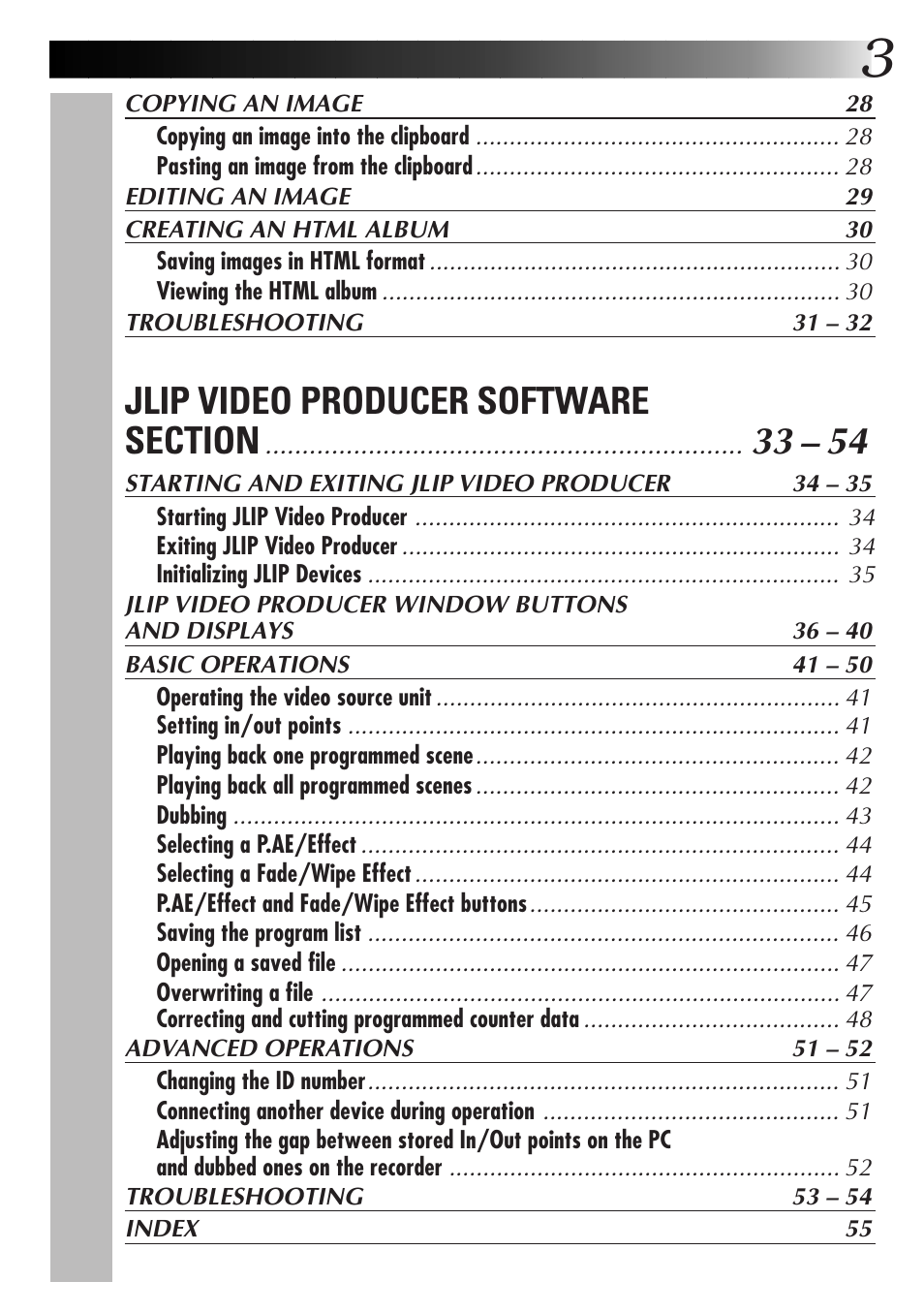 JVC PC Connection Kit User Manual | Page 3 / 56