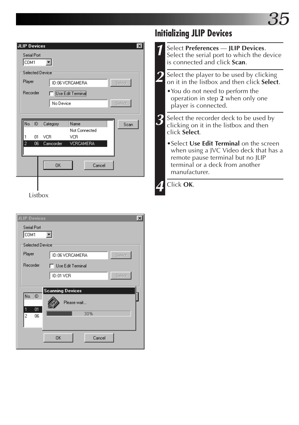 JVC PC Connection Kit User Manual | Page 35 / 56