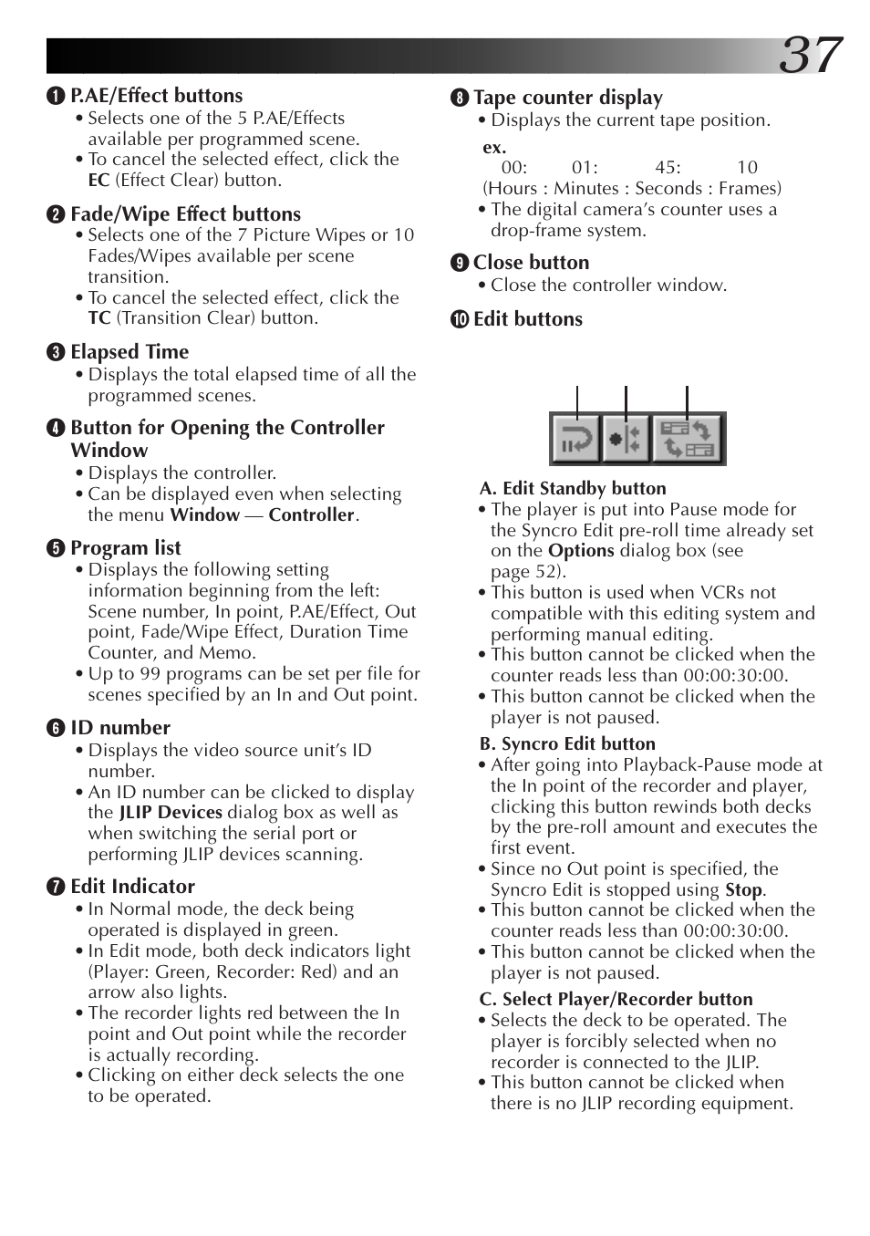 A b c | JVC PC Connection Kit User Manual | Page 37 / 56