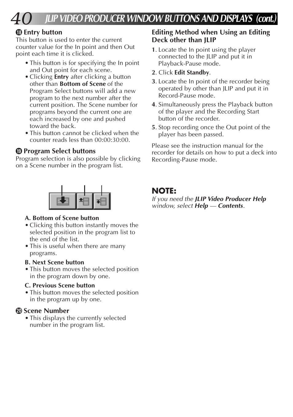 Ab c | JVC PC Connection Kit User Manual | Page 40 / 56
