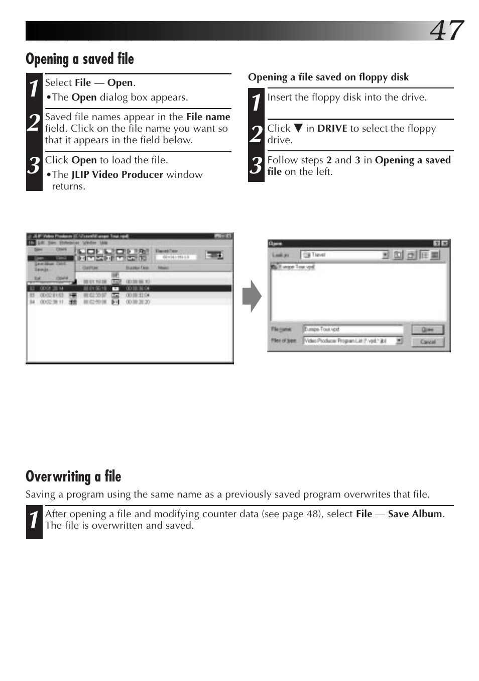 JVC PC Connection Kit User Manual | Page 47 / 56