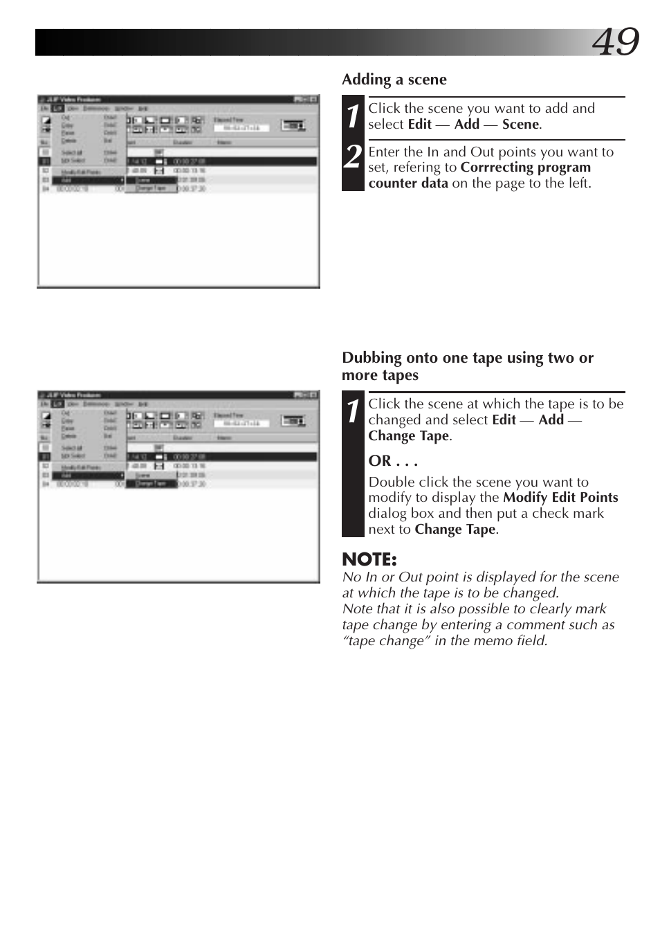 JVC PC Connection Kit User Manual | Page 49 / 56