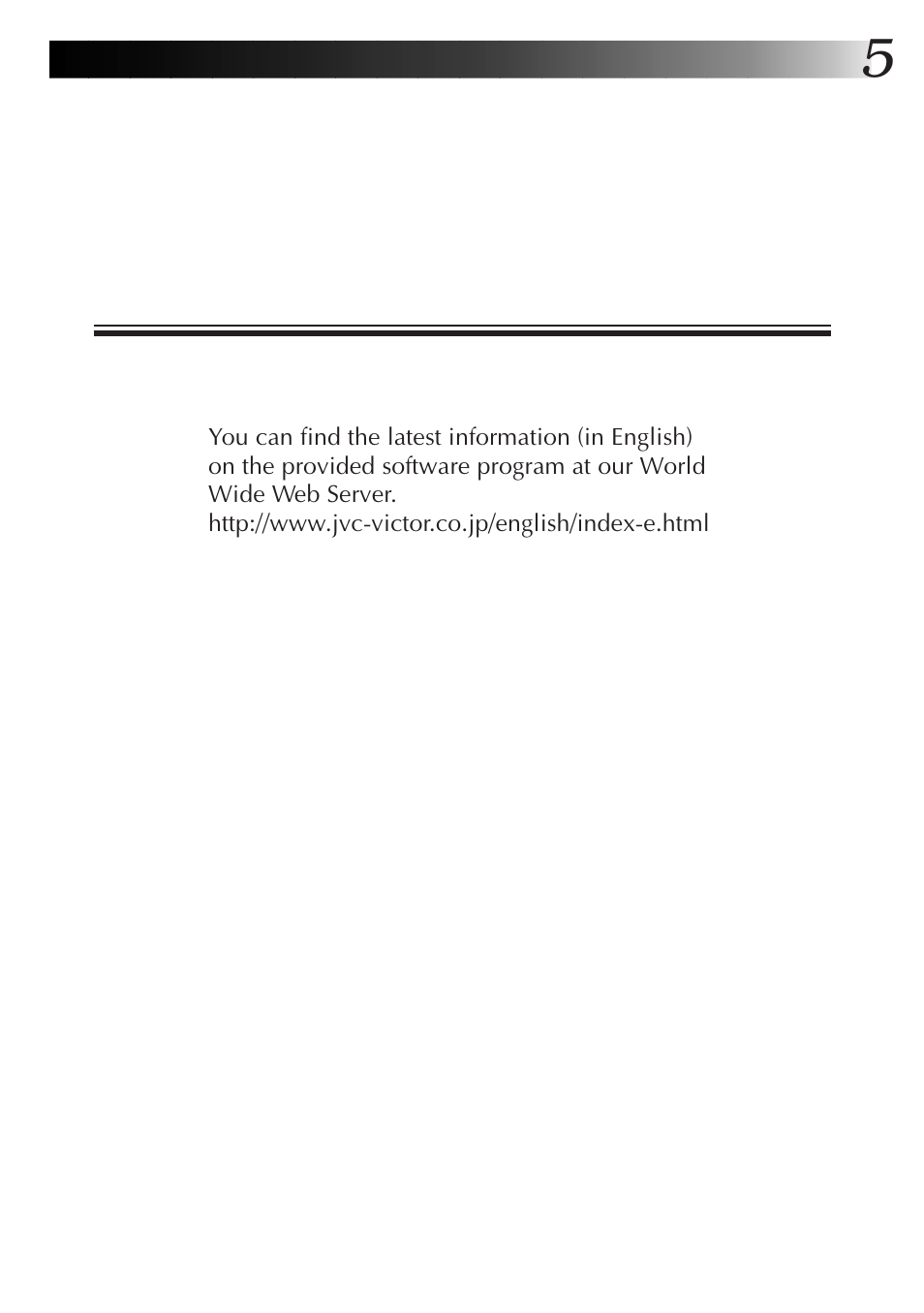 JVC PC Connection Kit User Manual | Page 5 / 56