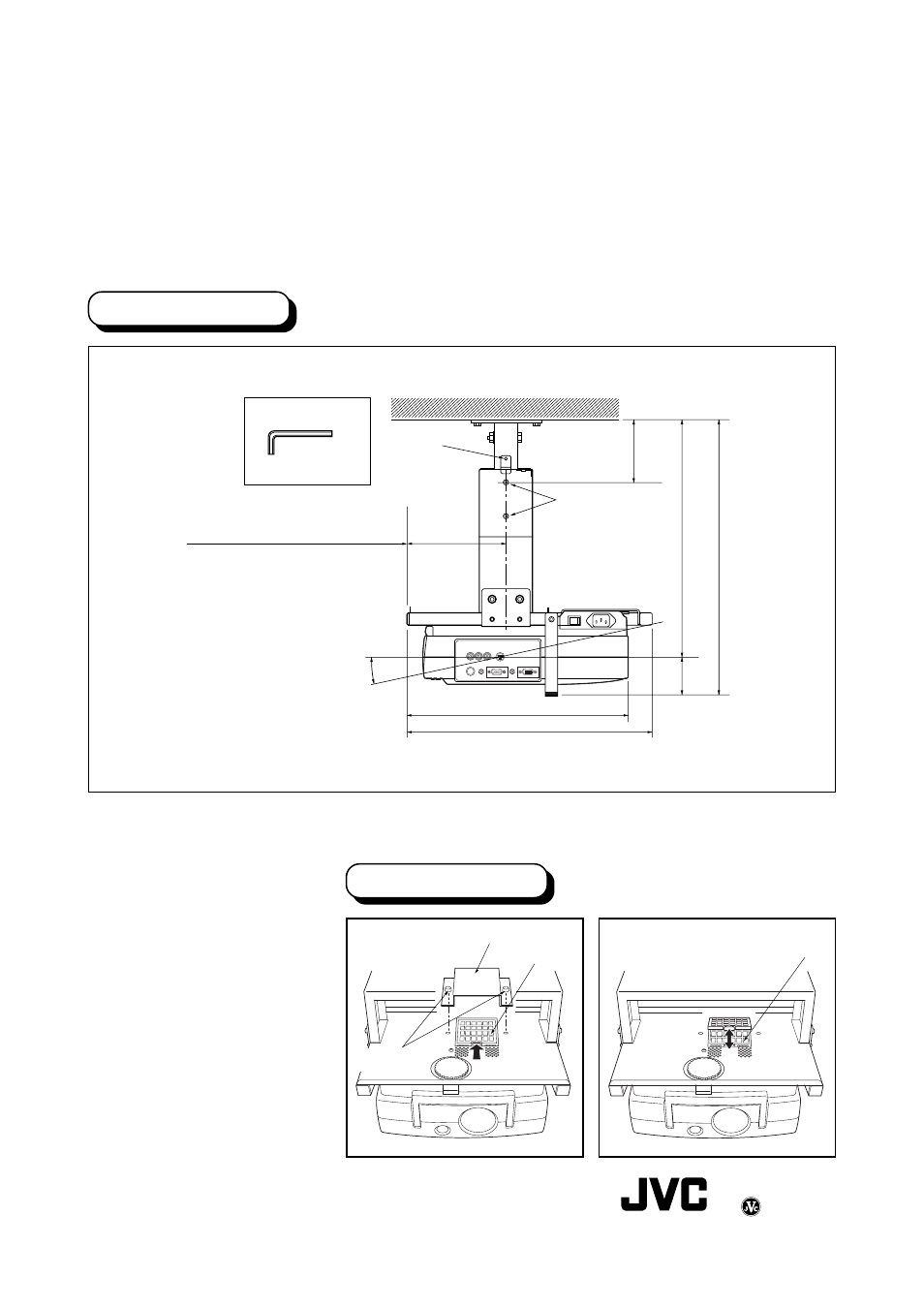 Adjustment of projection position, Filter cleaning | JVC LX-D1000 User Manual | Page 4 / 4