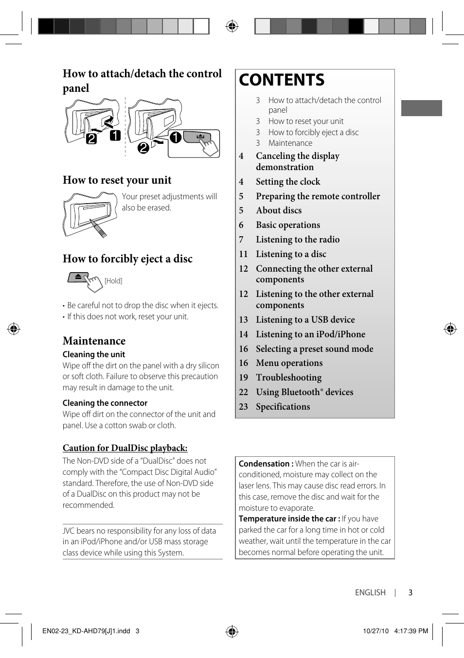 JVC GET0721-001A User Manual | Page 3 / 67