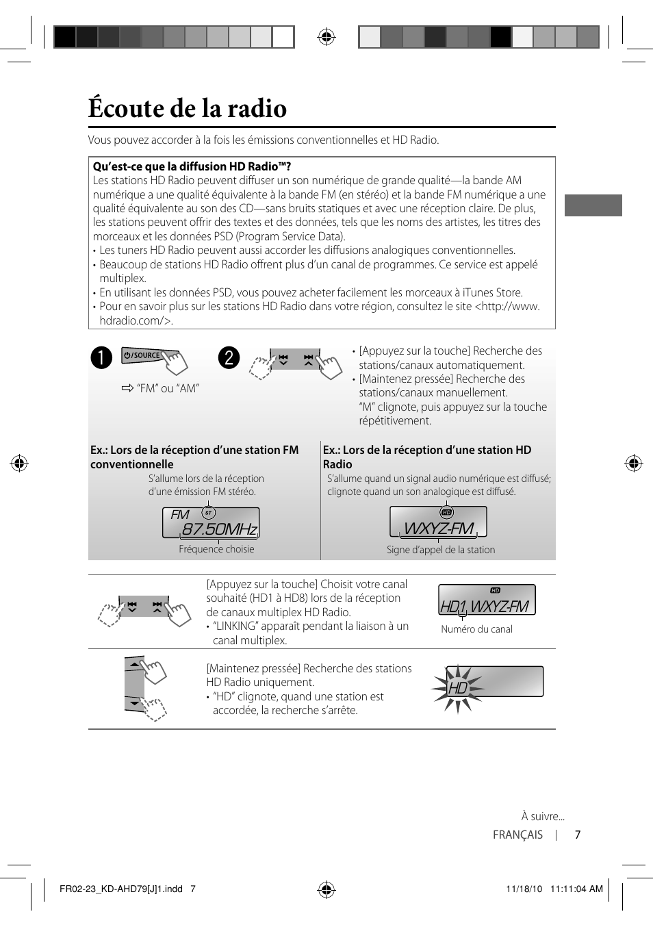 Écoute de la radio, Wxyz-fm, Wxyz-fm hd1 | 50mhz | JVC GET0721-001A User Manual | Page 51 / 67