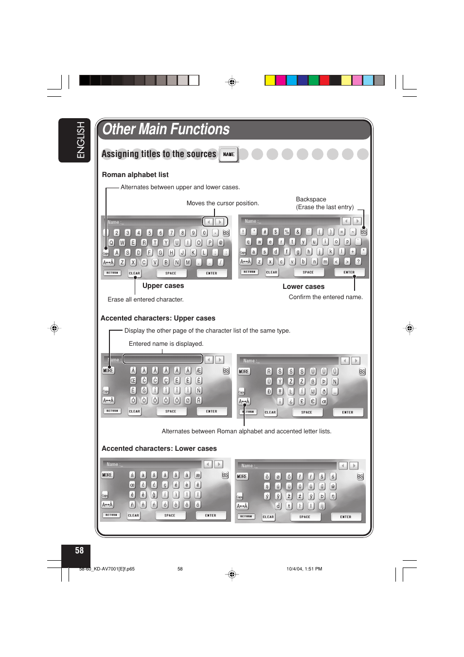 Other main functions | JVC KD-AV7000 User Manual | Page 142 / 352