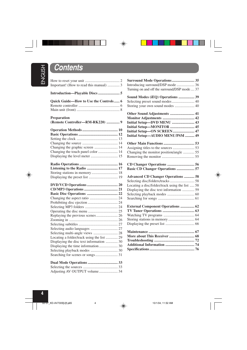 JVC KD-AV7000 User Manual | Page 186 / 352