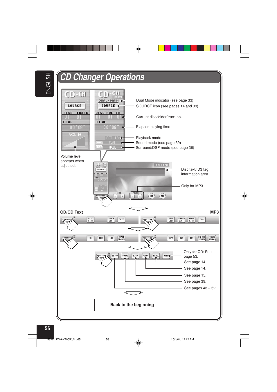 Cd changer operations | JVC KD-AV7000 User Manual | Page 238 / 352
