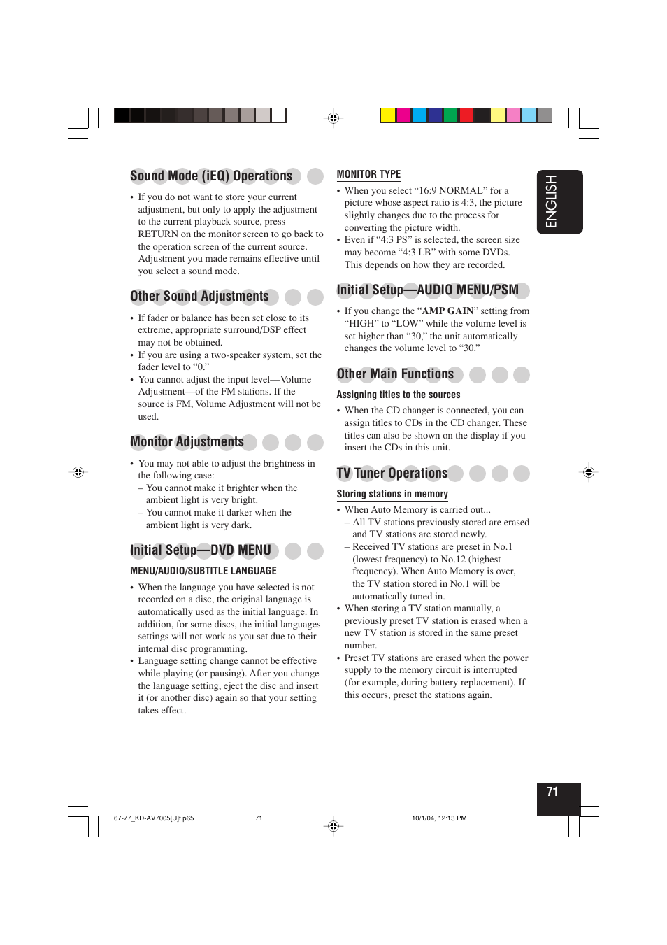 JVC KD-AV7000 User Manual | Page 253 / 352