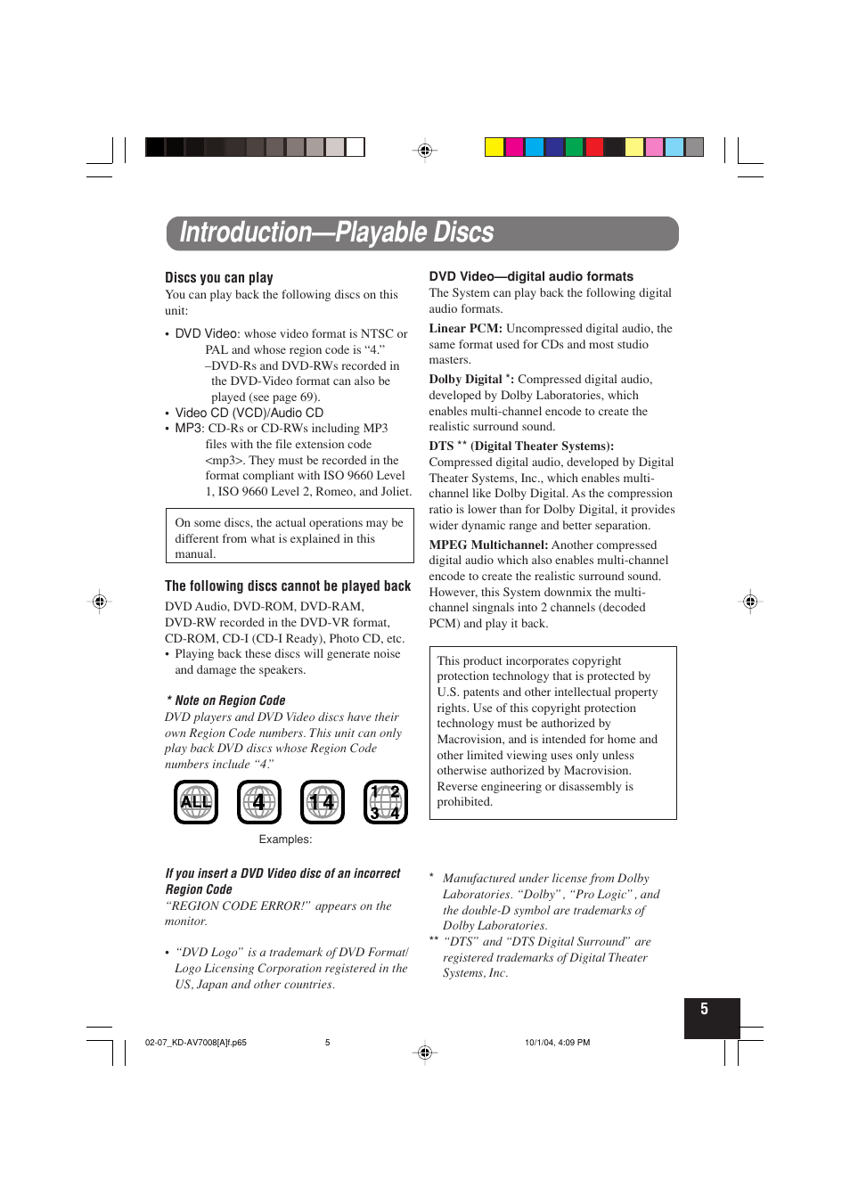 Introduction—playable discs | JVC KD-AV7000 User Manual | Page 271 / 352