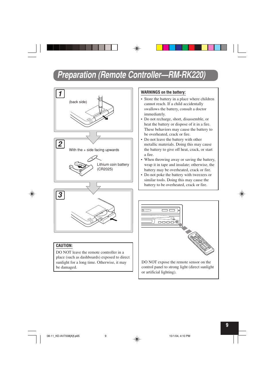 Preparation (remote controller—rm-rk220) | JVC KD-AV7000 User Manual | Page 275 / 352