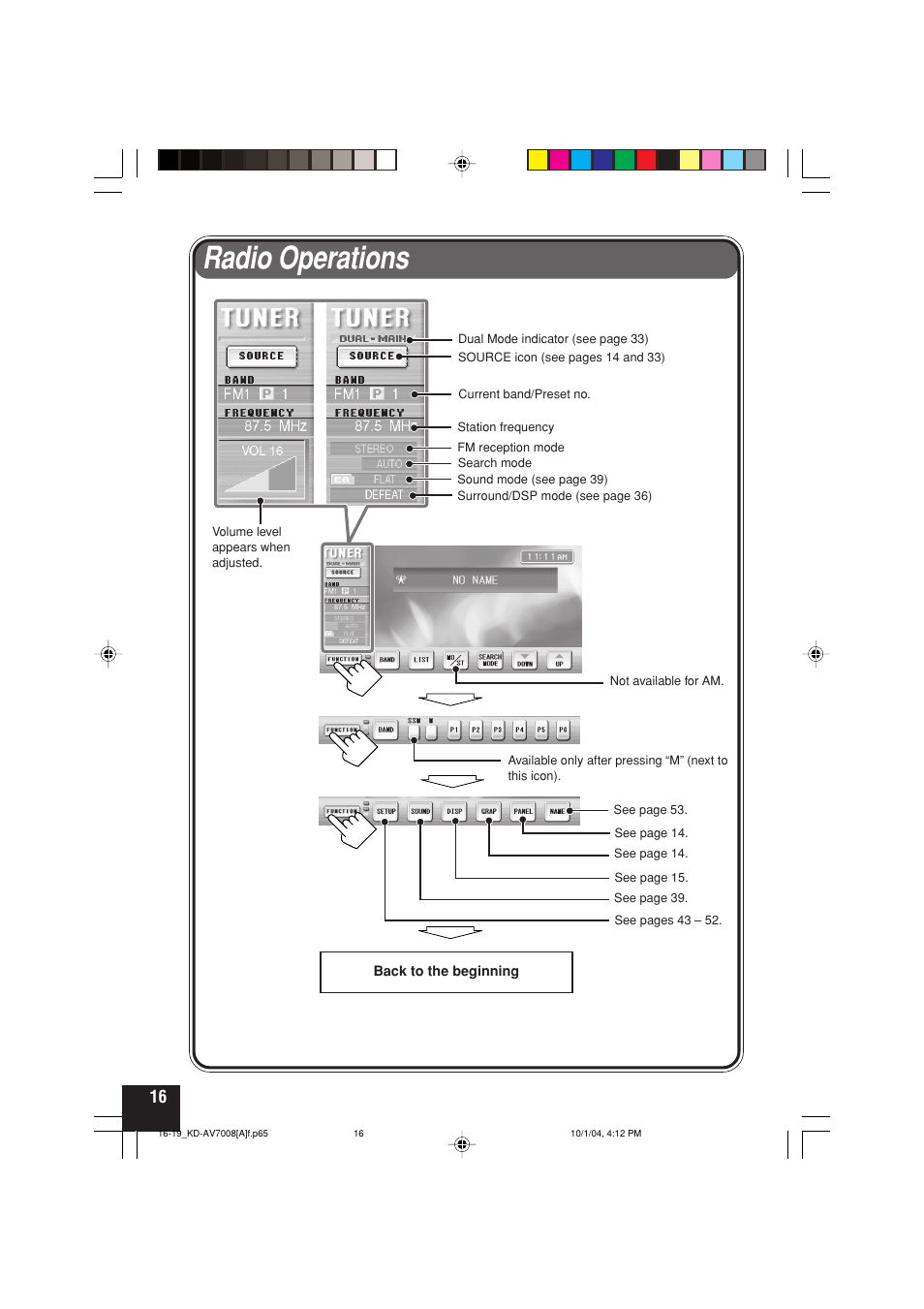 Radio operations | JVC KD-AV7000 User Manual | Page 282 / 352