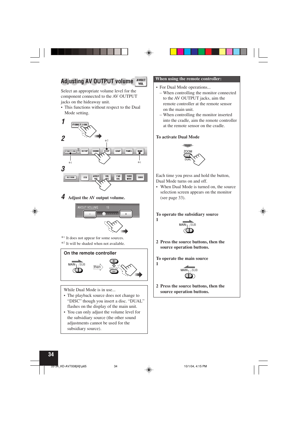 Adjusting av output volume | JVC KD-AV7000 User Manual | Page 300 / 352